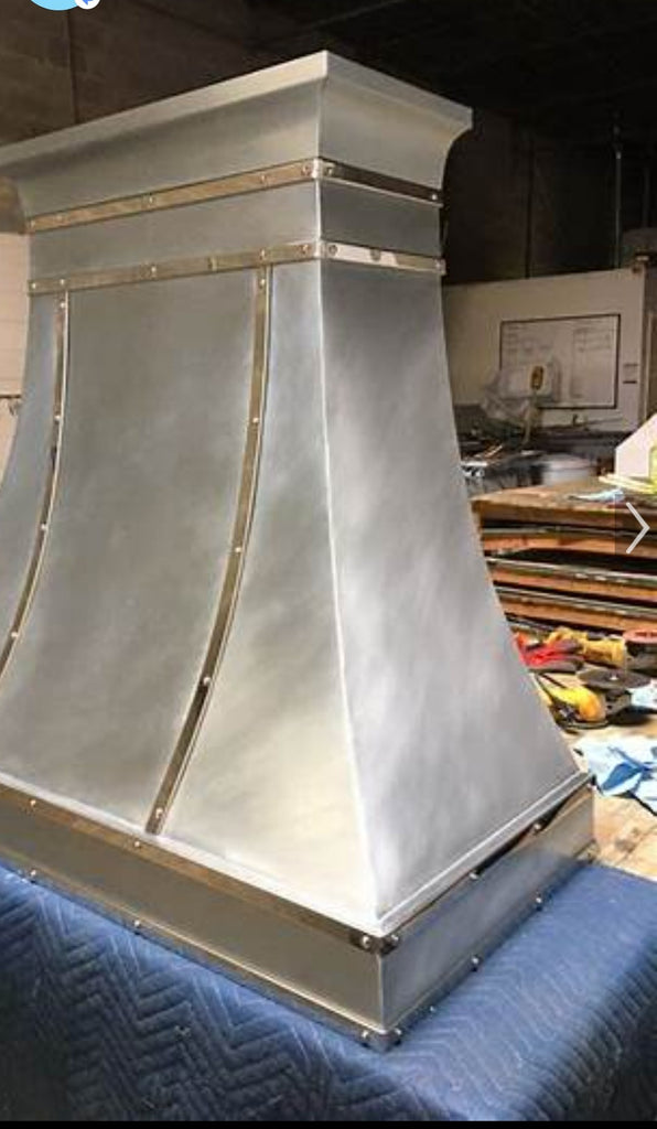 Zinc Range Hood "Reid"