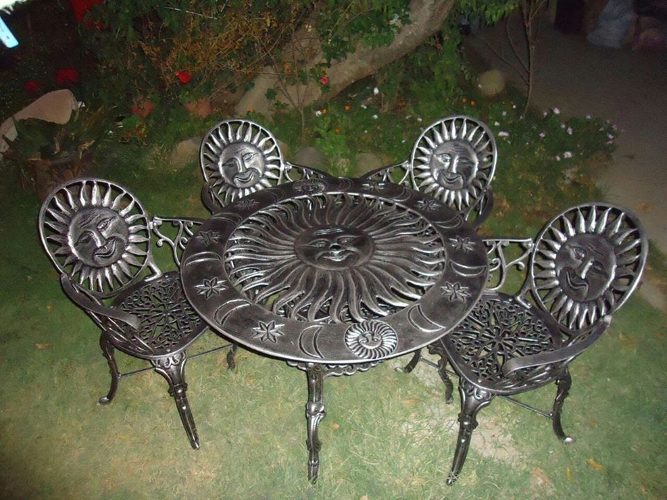 metal patio dining room set