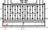 custom wrought iron balcony