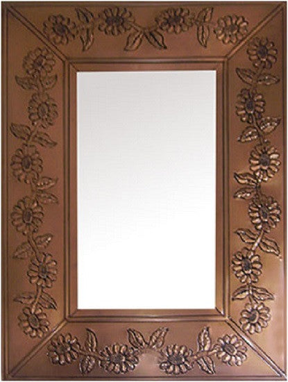 colonial tin mirror