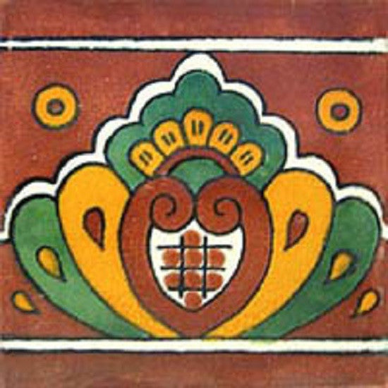 old European mexican ceramic tile