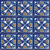 traditional blue talavera tile