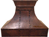 stove copper range hood