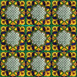 mexican green yellow talavera tile