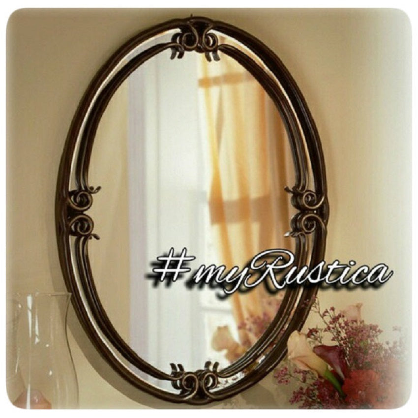 custom wrought iron mirror